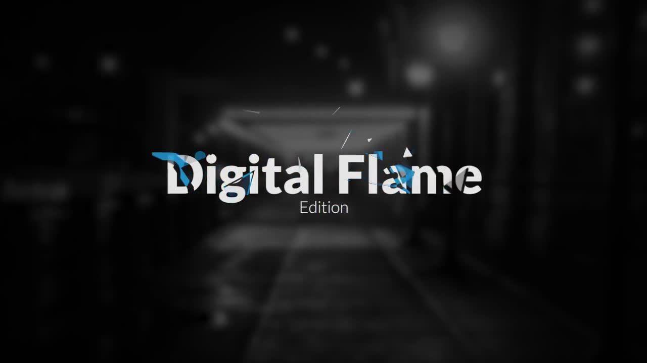 数字火焰标题动画展示素材库精选pr模板