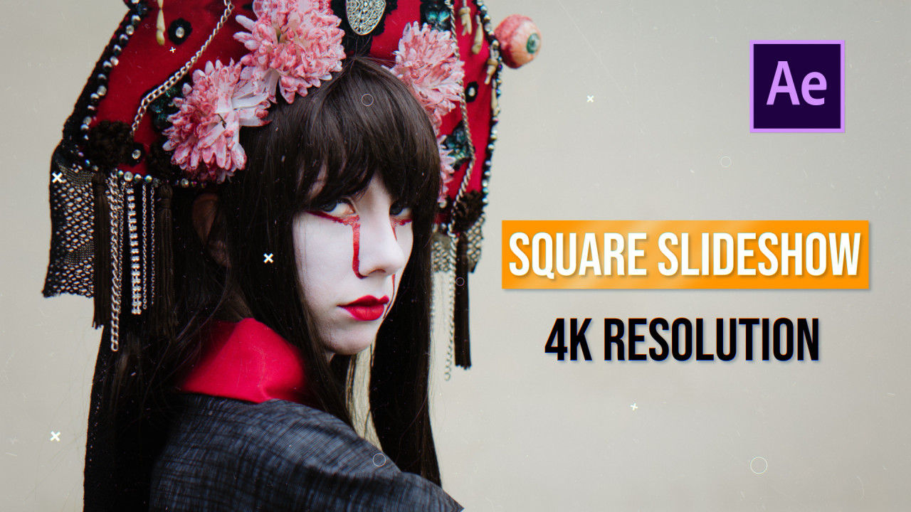 简洁酷炫时尚的照片幻灯片素材库精选AE模板