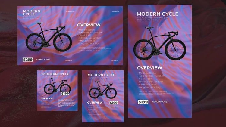 最小产品展示ae模板