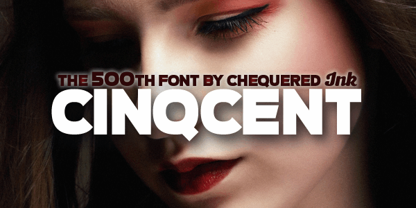 Cinqcent font插图