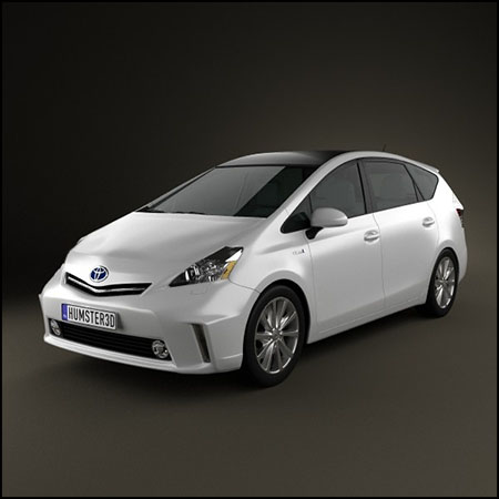 丰田普锐斯Toyota Prius V 素材之家精选3D模型