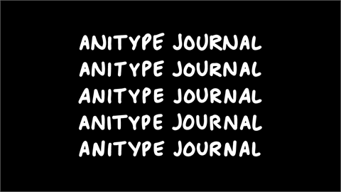 Anitype Journal1 font素材之家精选英文字体
