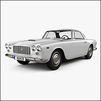 Lancia Flaminia GT 3C 1963 汽车素材之家精选3D模型