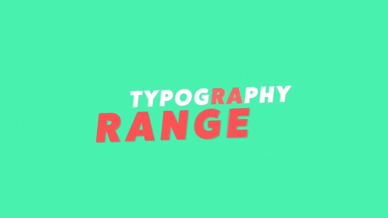 快速文字切换动画标题字幕损毁特效素材库精选AE模板