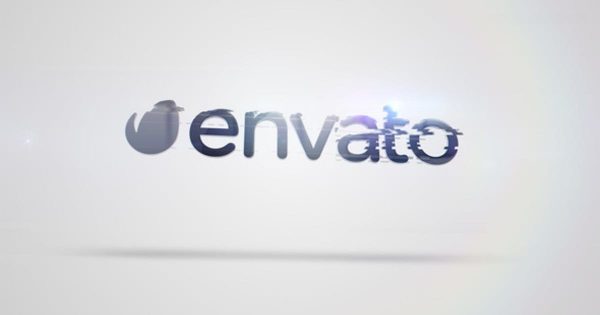 由近到远毛刺特效Logo演示动画素材库精选AE模板 Quick Clean Glitch Logo