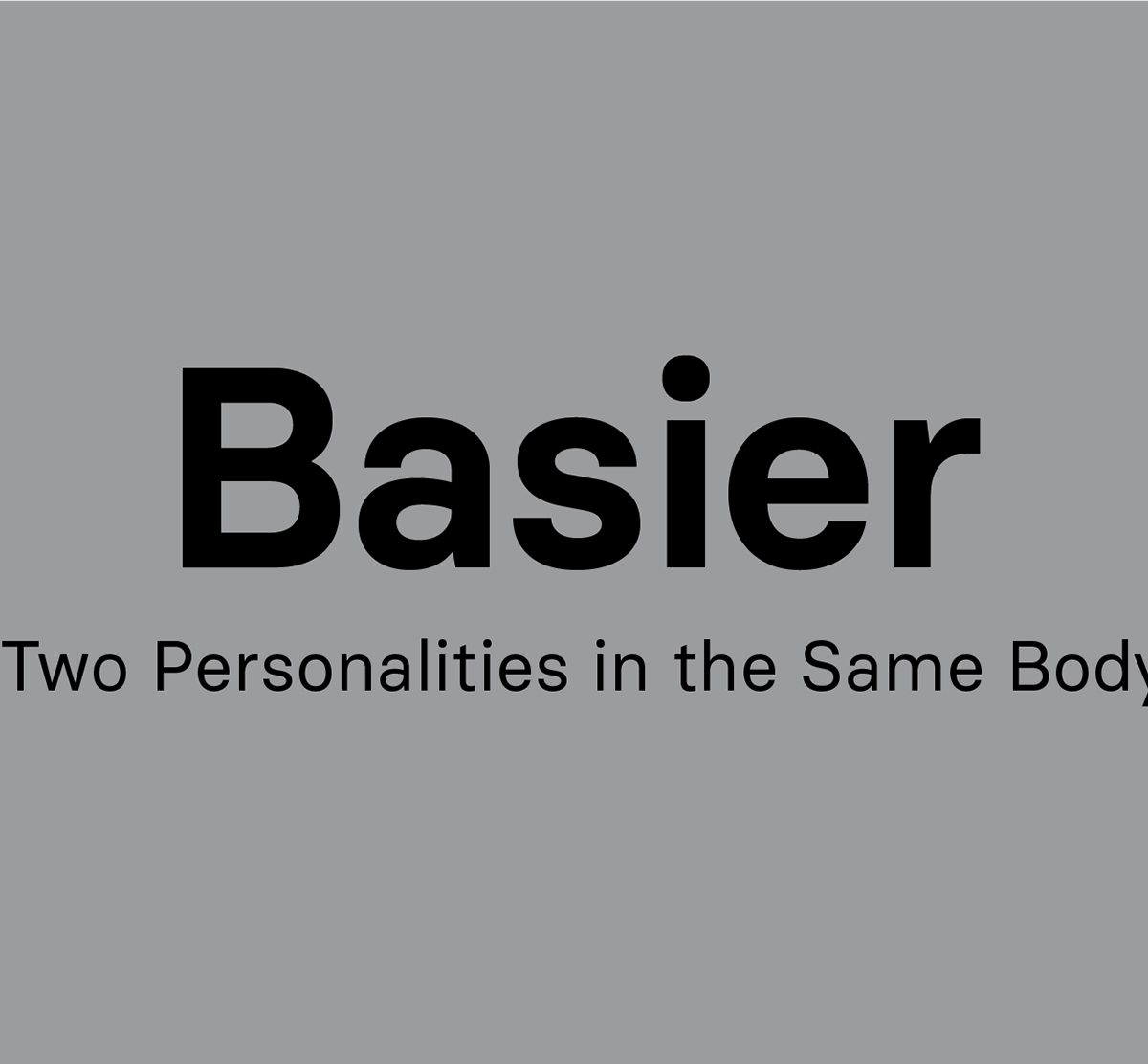Basier Font Family素材之家精选英文字体