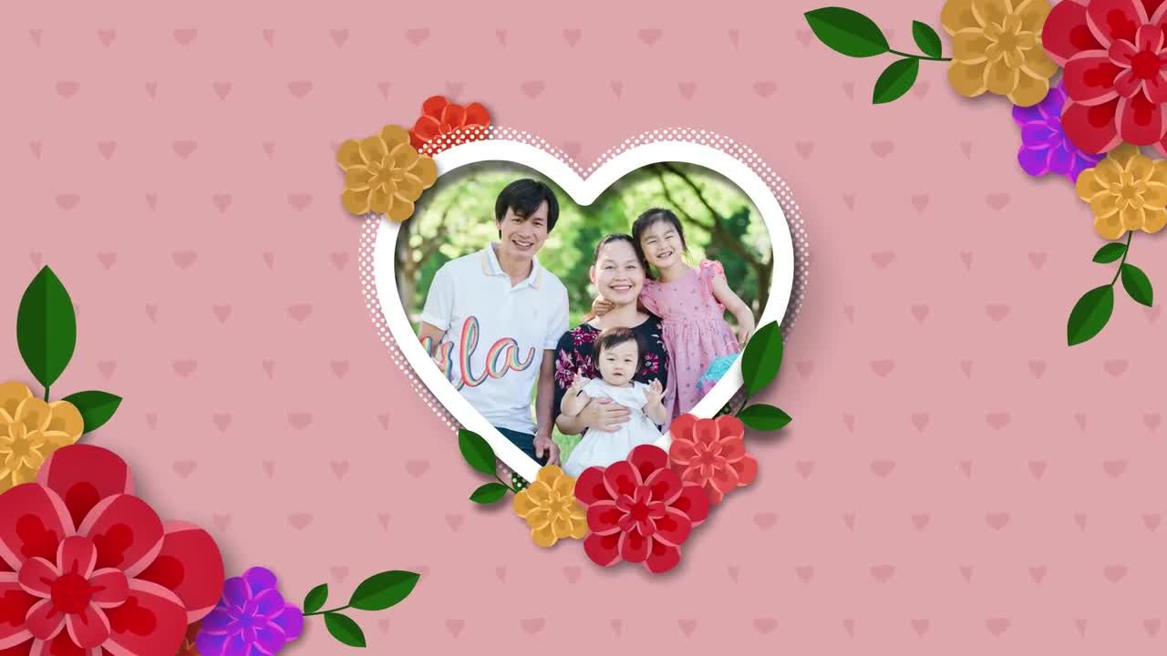 母亲节动画幻灯片素材库精选AE模板