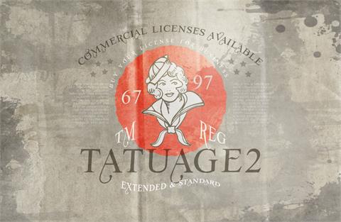 Vtks Tatuage2 font素材之家精选英文字体