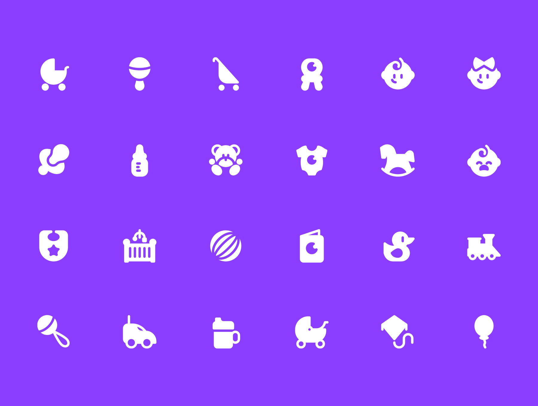 素材库下午茶：2600枚线条&扁平化设计矢量素材库精选图标巨无霸合集插图(4)