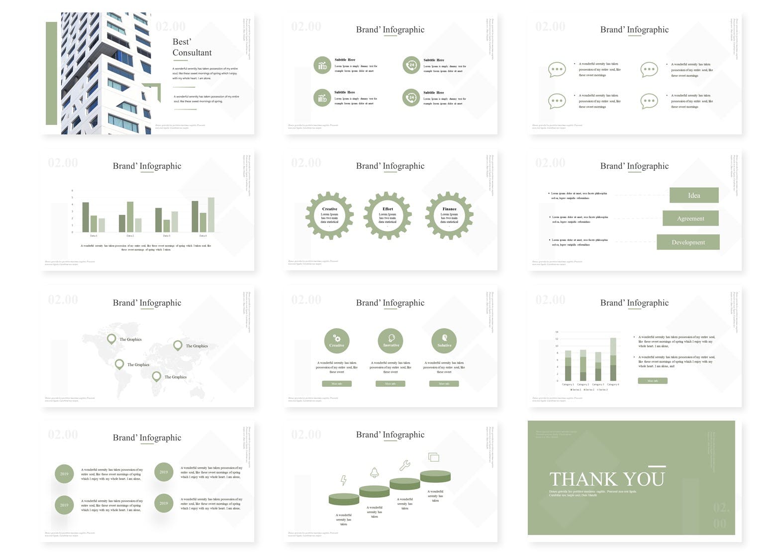建筑设计公司PPT幻灯片设计模板 Architecta | Powerpoint Template插图(3)