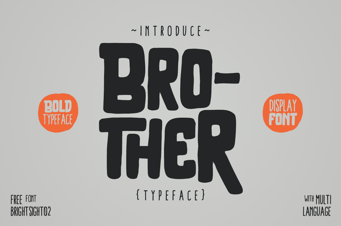 Brother Typeface Font素材之家精选英文字体