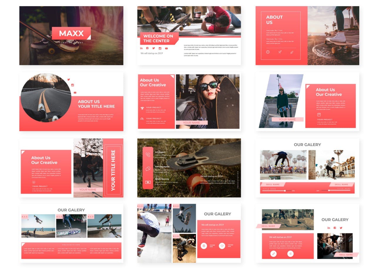 市场数据分析PPT模板下载 Maxx – Powerpoint Template插图(1)