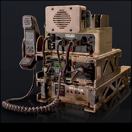 巴雷特军事电台素材之家精选3D模型