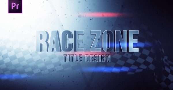 赛马区风格视频标题素材库精选PR模板 Race Zone Title Design
