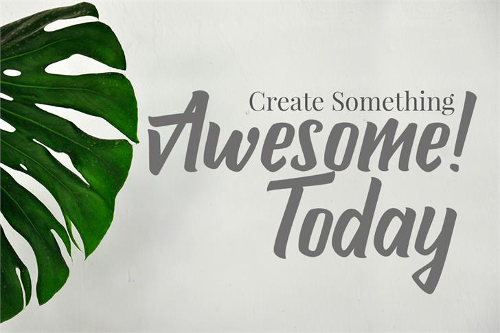 Attemptyon font插图2 Attemptyon font插图2