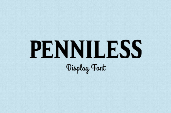 Penniless Font素材之家精选英文字体