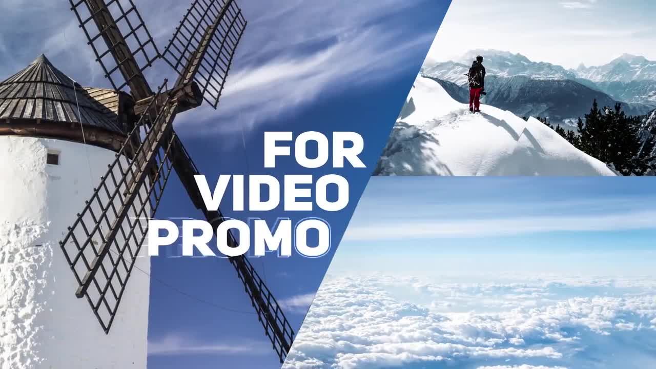 精力充沛的广告促销转场过渡效果素材库精选AE模板