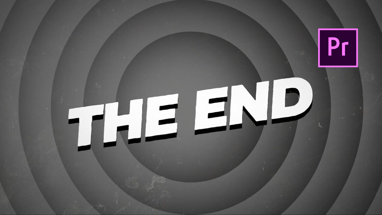 复古无声电影黑白效果Pr模板