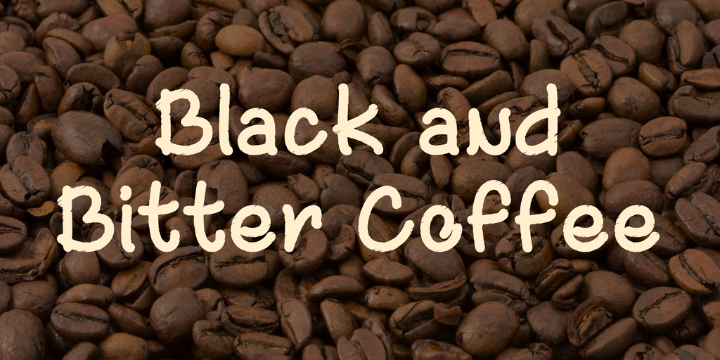 Black and Bitter Coffee Font素材之家精选英文字体
