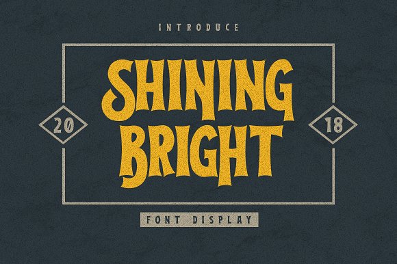 Shining Bright素材之家精选英文字体