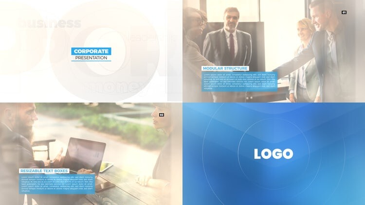 时尚整齐的动画素材库精选AE模板