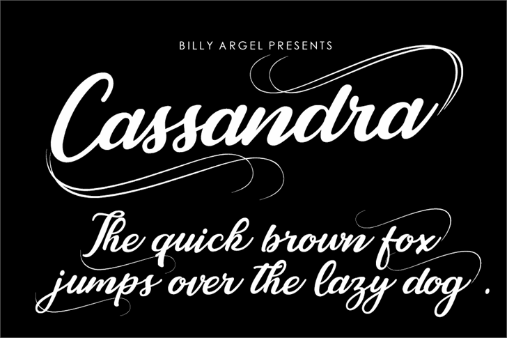 Cassandra Personal Use font插图 Cassandra Personal Use font插图