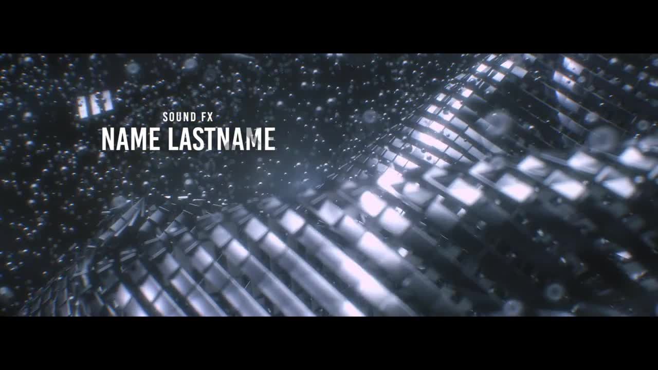 15个时尚的文本反对和抽象的3d元素电影介绍素材库精选pr模板