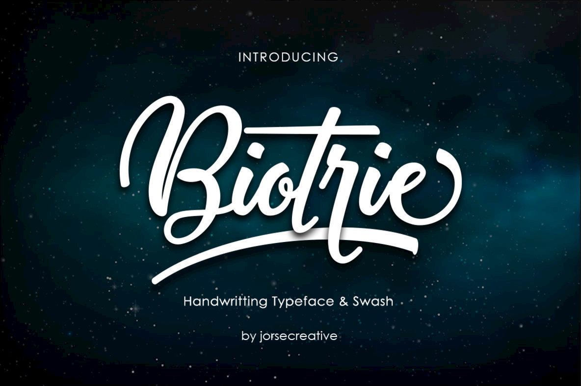 Biotrie Font Family素材之家精选英文字体