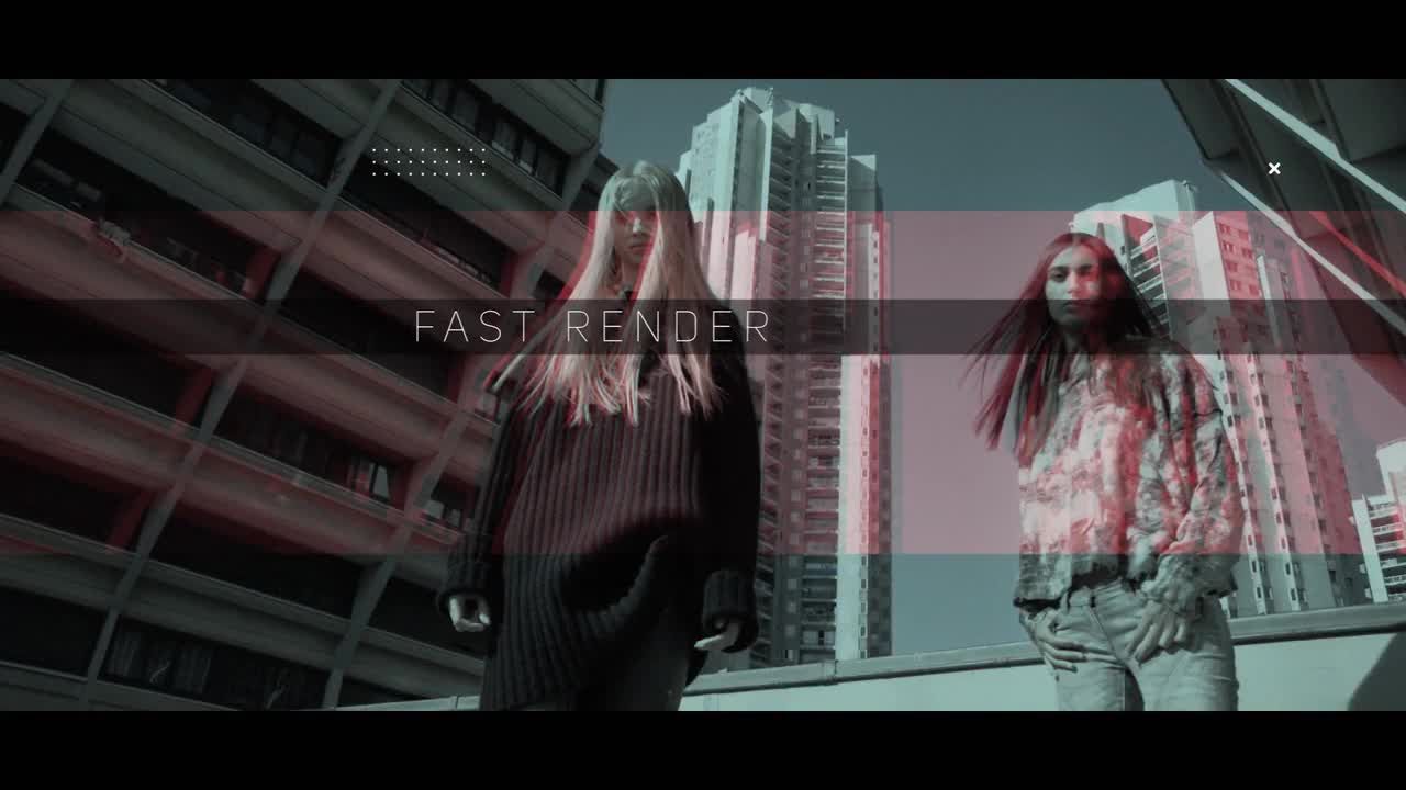 时尚新潮完美开场素材库精选AE模板