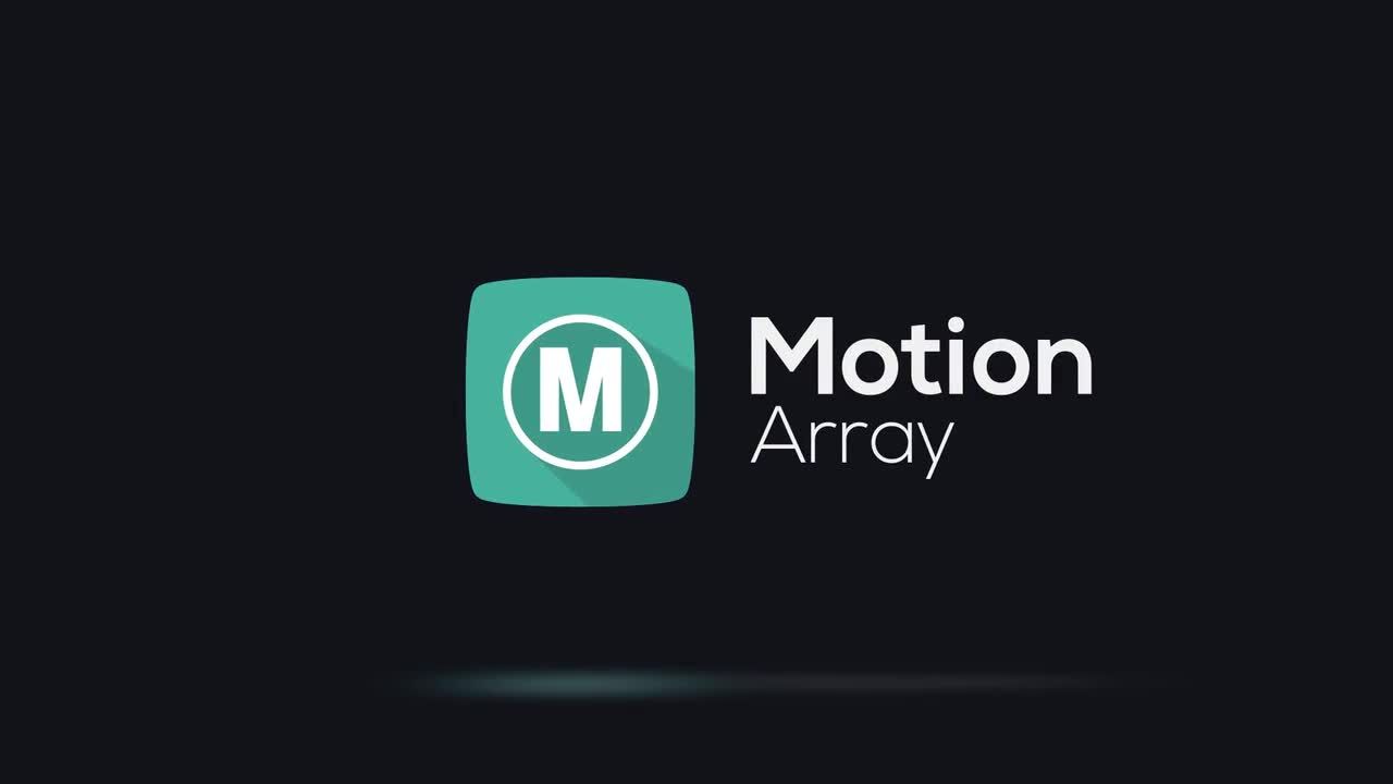 优雅的徽标显示ae模板