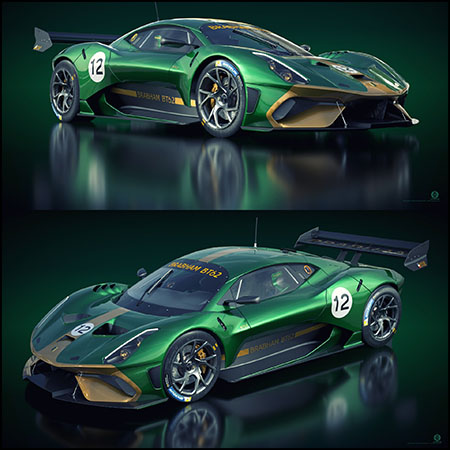 布拉汉姆BT62赛车素材之家精选3D模型