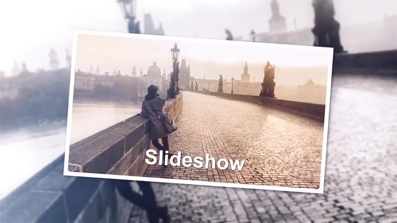 时尚简洁的文本照片切换幻灯片效果素材库精选AE模板