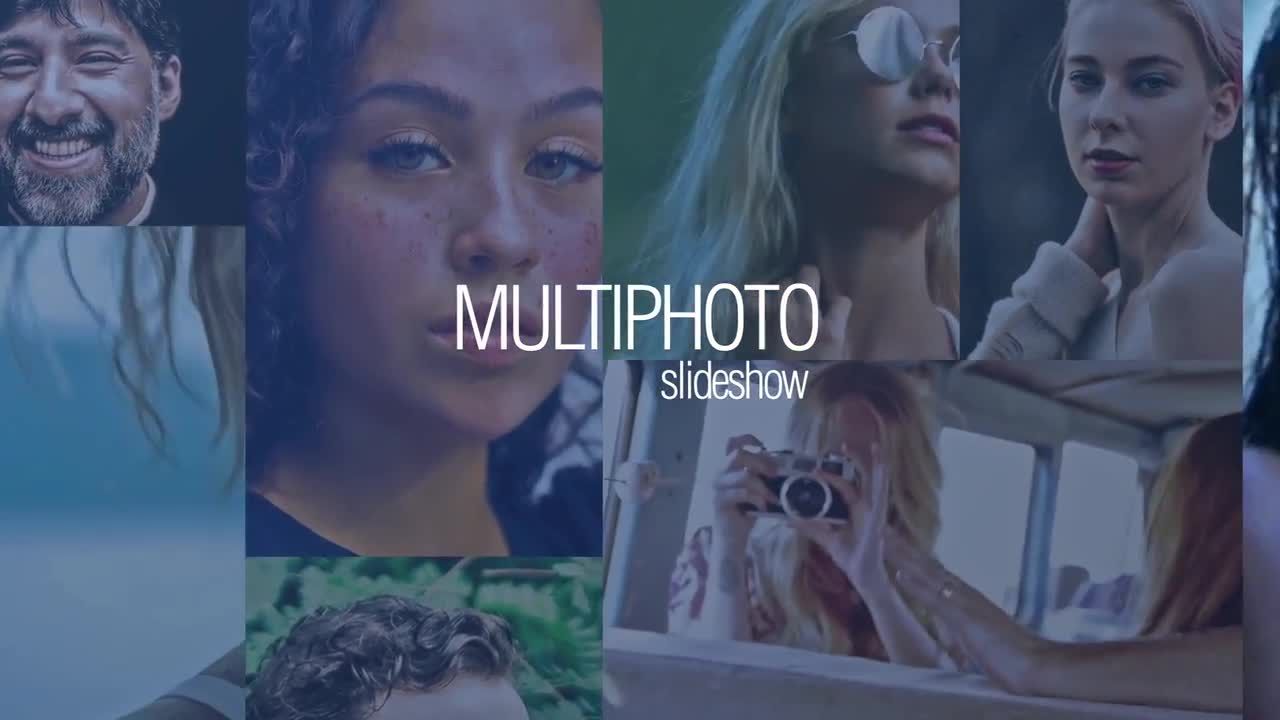 多个平滑动态的照片转场素材库精选AE模板