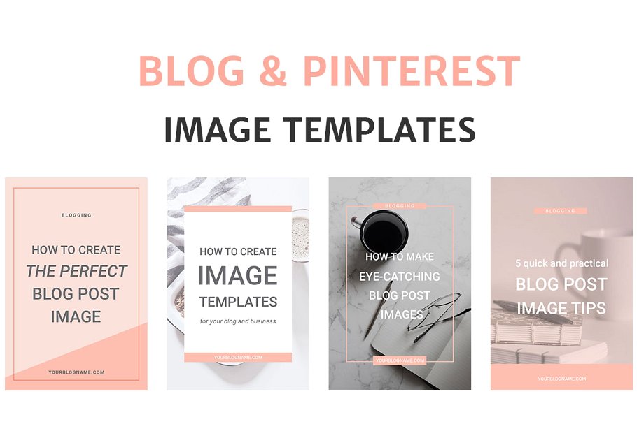 博客&社交媒体贴图模板素材库精选 Blog and Social Media Image Kit插图(1)