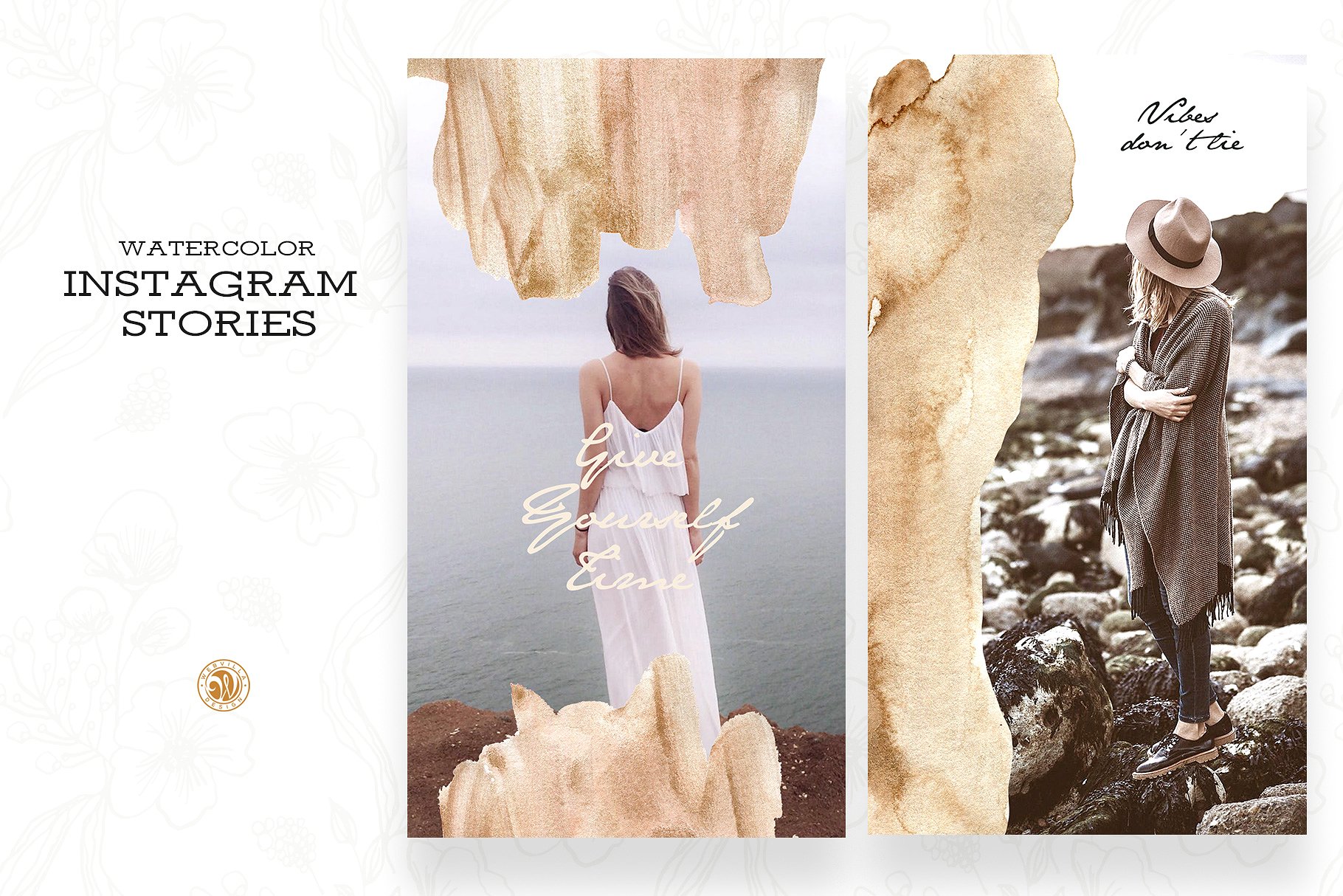 优雅的Instagram故事模板素材库精选 Instagram Stories for Bloggers插图(4)