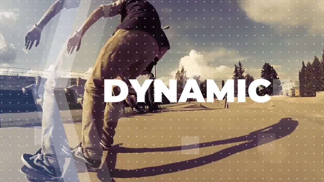 城市风格毛刺效果促销活动开场动画素材库推荐PR模板