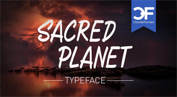 CF Sacred Planet font插图
