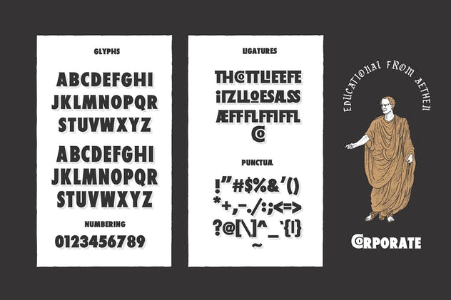 现代版式设计英文衬线字体 Liondales & Extra插图(6)