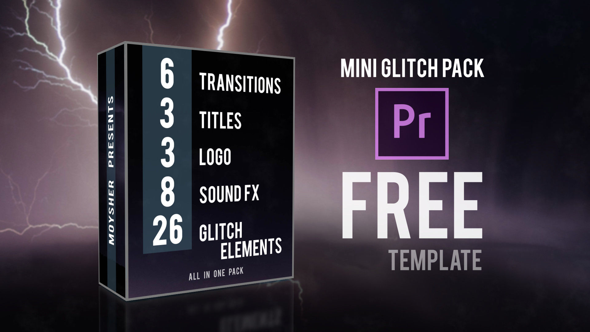 免费的毛刺效果pr工具包