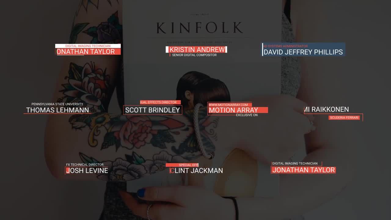 10个下三分之一数字技术全屏标题素材库精选AE模板