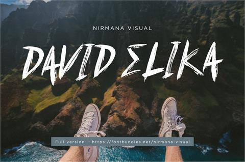 David Elika Demo Version font素材之家精选英文字体