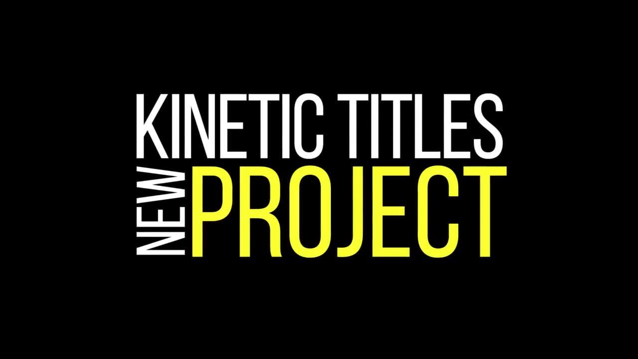 10种不同的动力学标题素材库推荐PR模板