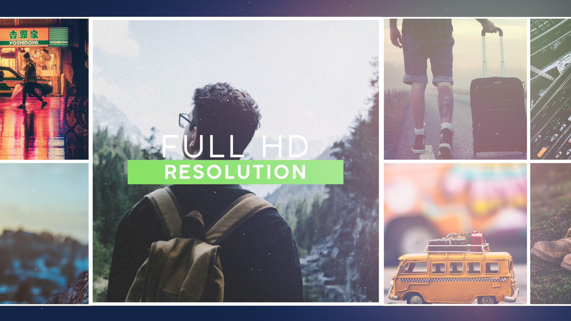 现代旅行度假幻灯片照片展示素材库精选AE模板