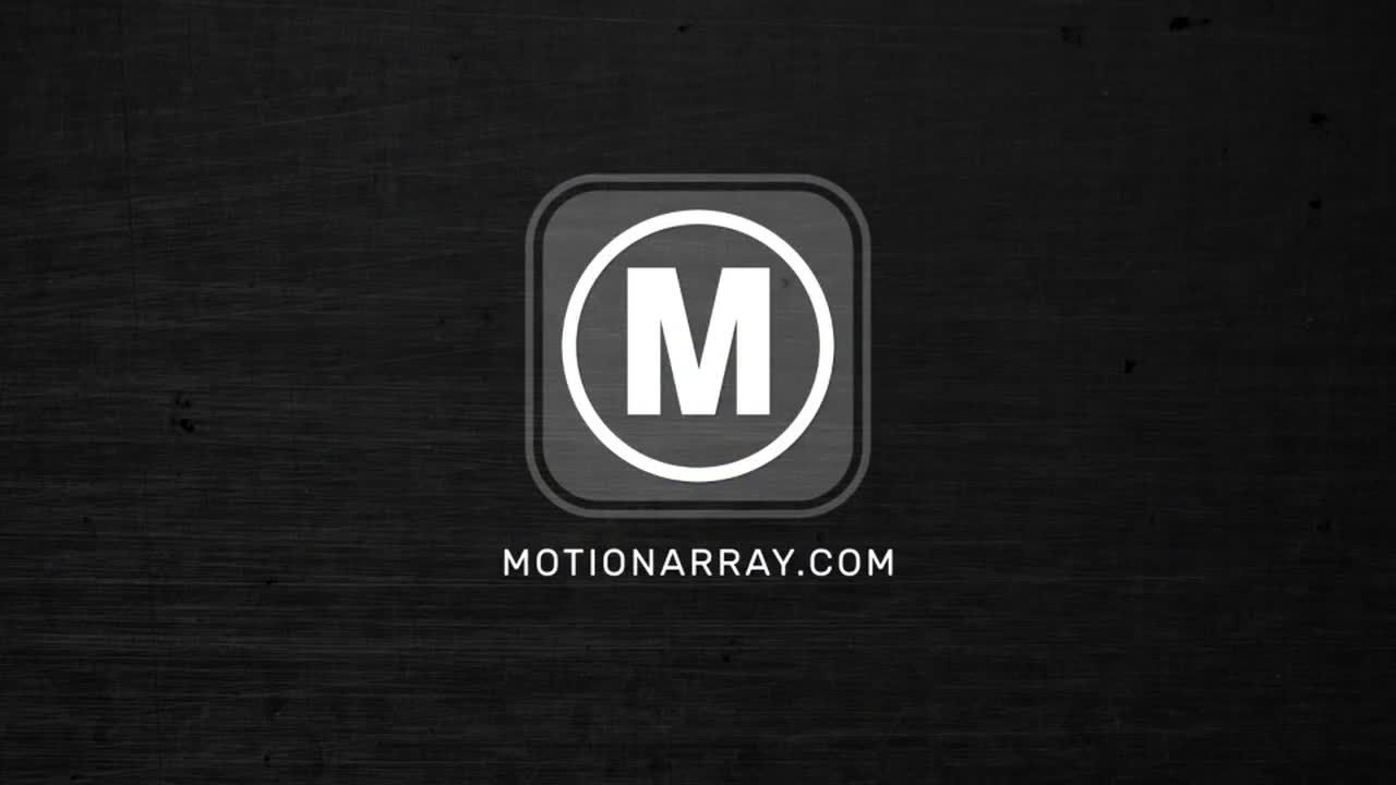 超现代酷炫扭曲效果徽标展示素材库精选AE模板