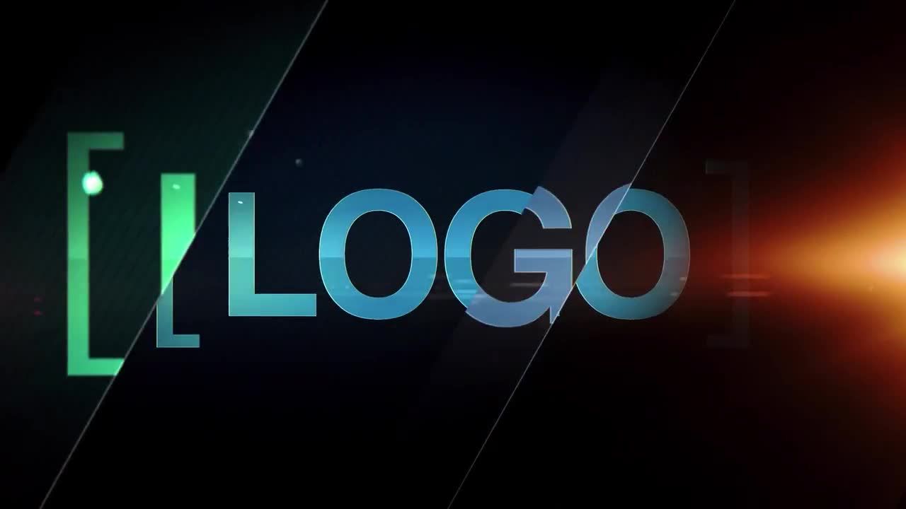 浪漫精致的玻璃徽标素材库精选AE模板