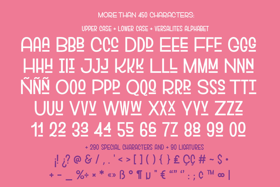 Versalita Font插图2