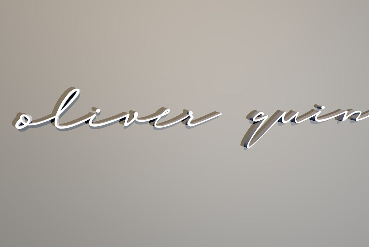 Oliver Quin Font插图5