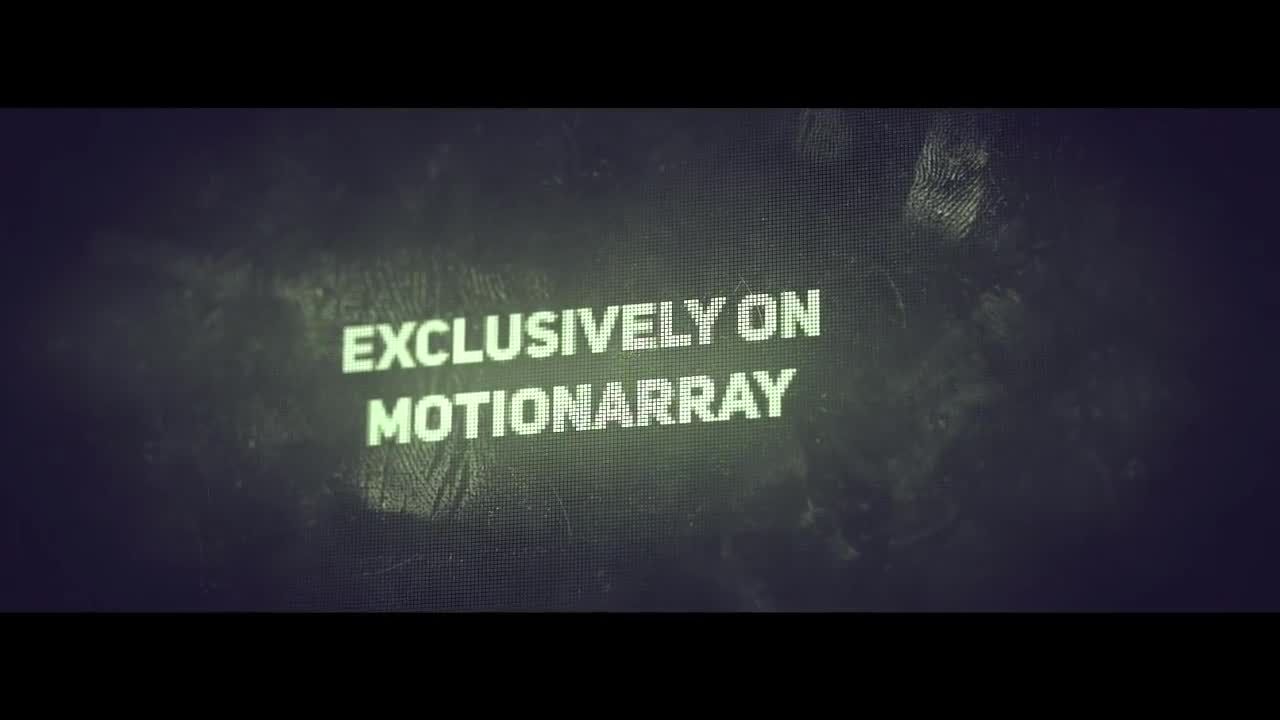 令人不寒而栗的短电影徽标过渡效果素材库精选AE模板