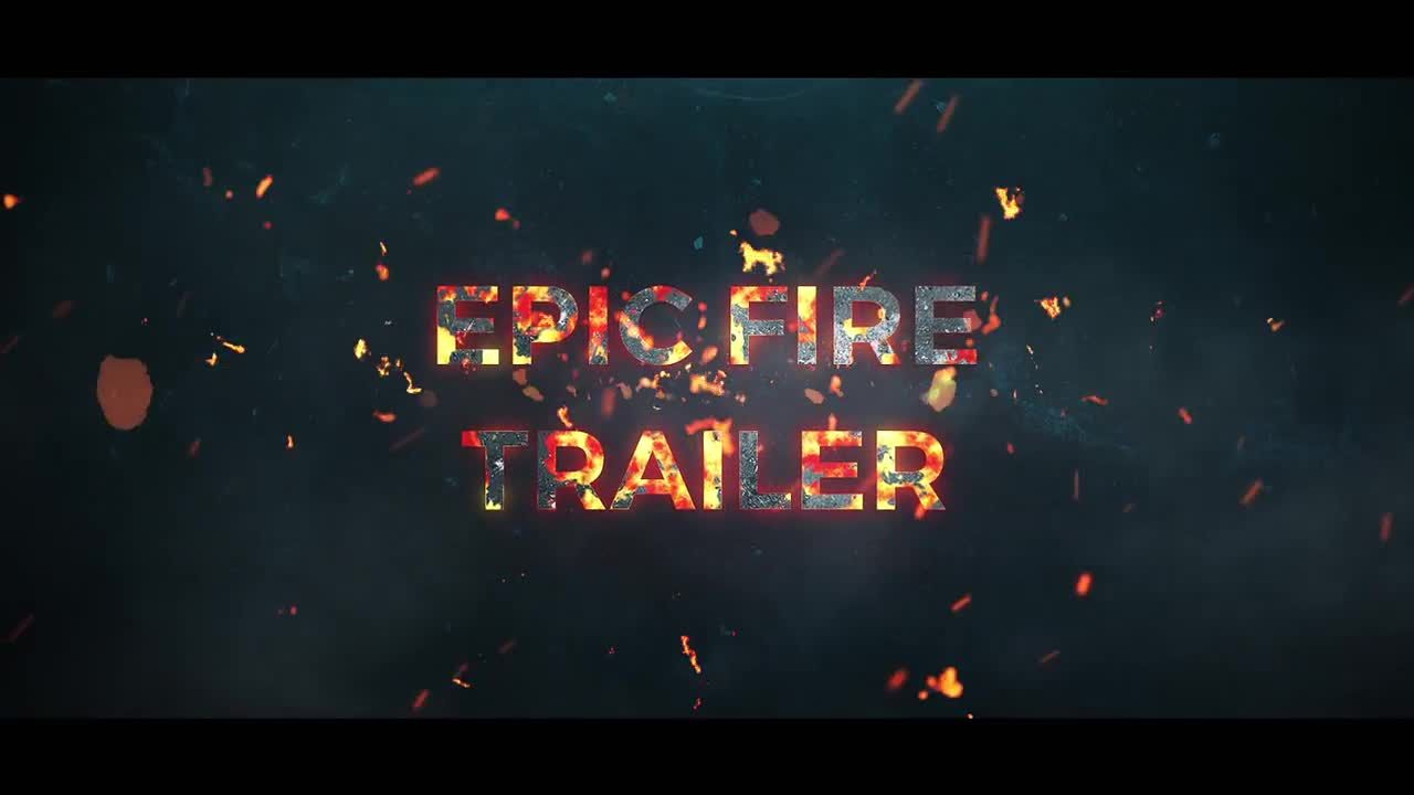 闪亮金属火光文字标题动画ae模板