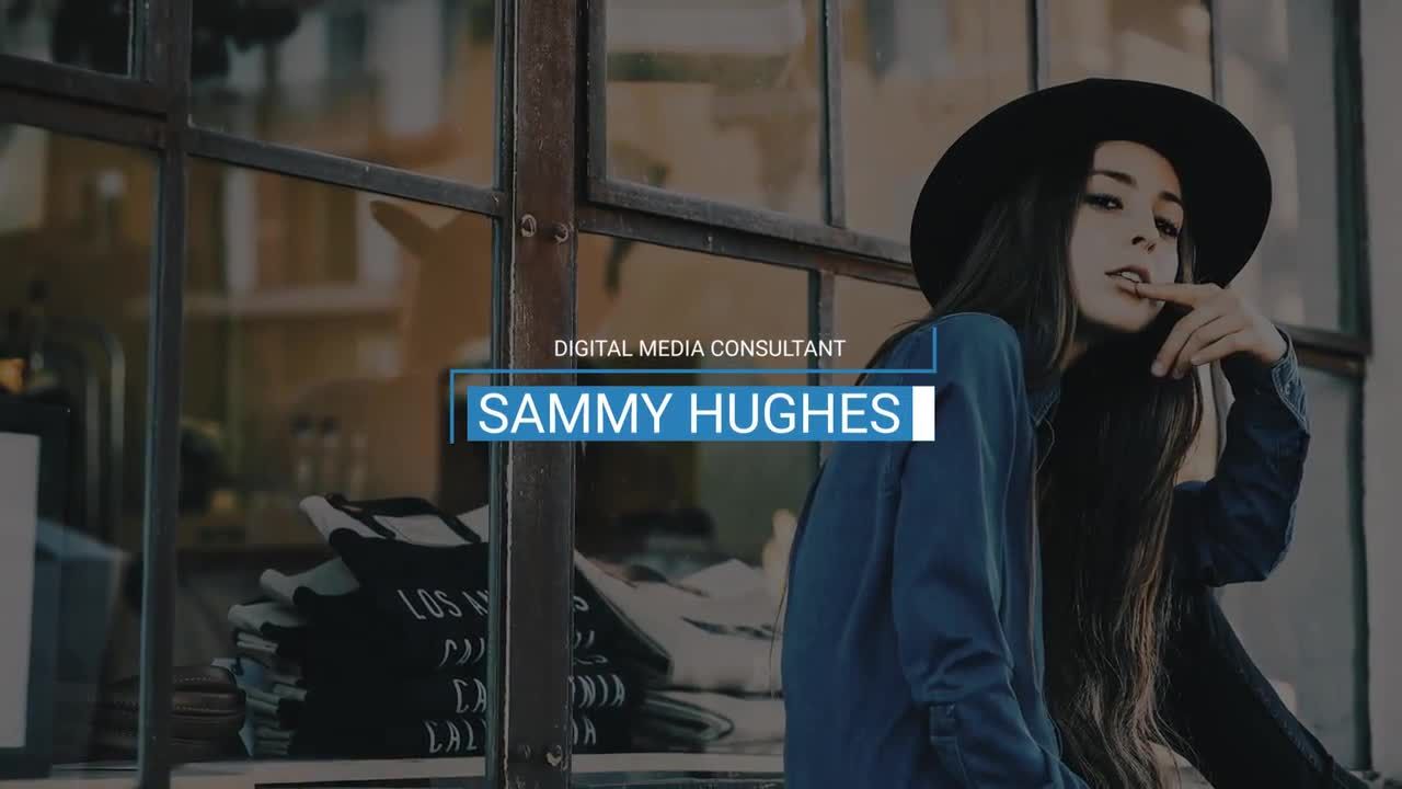 11个现代企业商务文字标题动画素材库精选AE模板